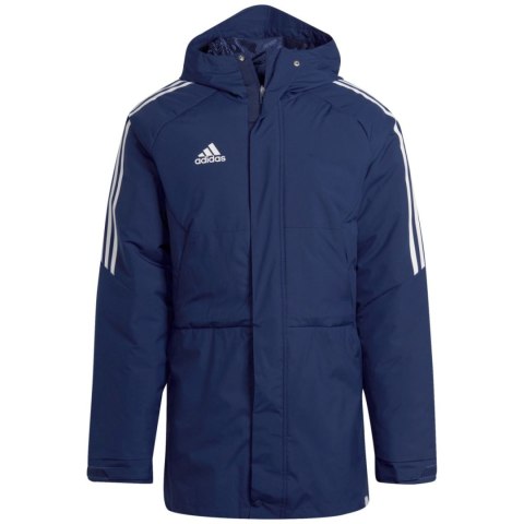 Adidas teamwear Kurtka męska adidas Condivo 22 Stadium Parka granatowa HA6254