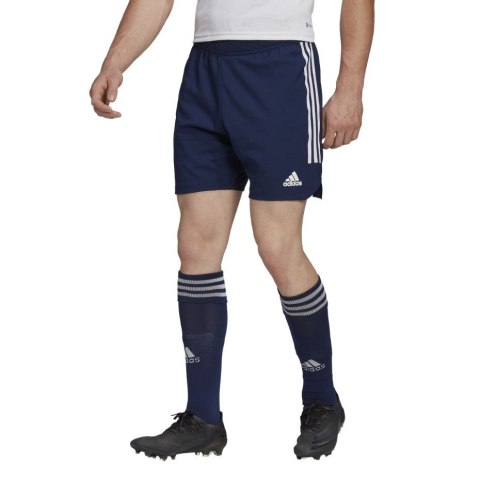 Adidas teamwear Spodenki męskie adidas Condivo 22 Match Day Shorts granatowe HA3505 Adidas teamwear Spodenki męskie adidas Condivo 22 Match Day Shorts granatowe HA3505