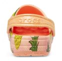 Crocs Chodaki dla dzieci Crocs Classic Party Kids pomarańczowe 207826 83E