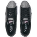 Puma Buty dla dzieci Puma Smash v2 Glitz Glam srebrne 367377 26