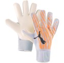 Puma Rękawice bramkarskie Puma Ultra Grip 1 Hybrid Pro szaro-pomarańczowe 41786 05