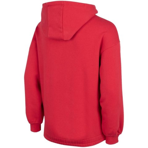 4F Bluza dla dziewczynki 4F czerwona HJZ22 JBLD004 62S 4F Bluza dla dziewczynki 4F czerwona HJZ22 JBLD004 62S