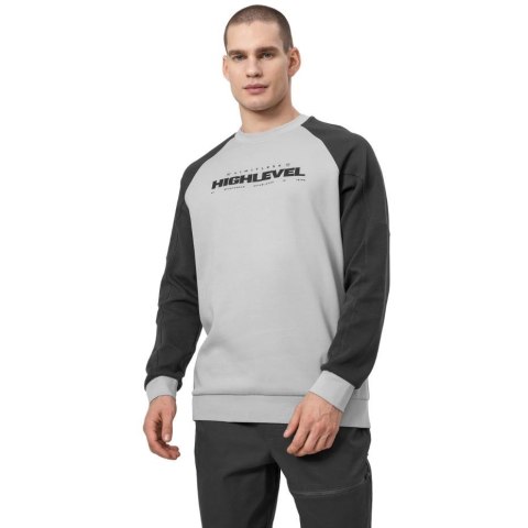 4F Bluza męska 4F chłodny jasny szary H4Z22 BLM019 27S 4F Bluza męska 4F chłodny jasny szary H4Z22 BLM019 27S