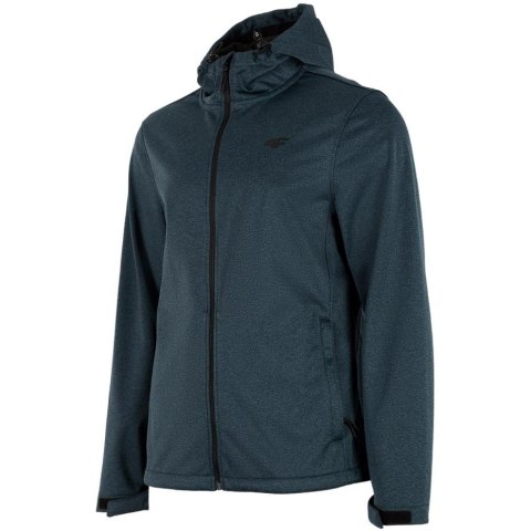 4F Kurtka męska 4F softshell ciemny granat melanż H4Z22 SFM350 30M