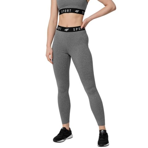 4F Legginsy funkcyjne damskie 4F średni szary melanż H4Z22 SPDF351 24M 4F Legginsy funkcyjne damskie 4F średni szary melanż H4Z22 SPDF351 24M