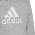 Adidas Bluza dla dzieci adidas Colourblock Hoodie szaro-czarna HN8563