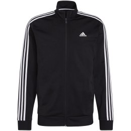 Adidas Bluza męska adidas Primegreen Essentials Warm-Up 3-Stripes czarna H46099