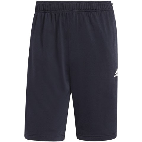 Adidas Spodenki męskie adidas Essentials Warm-Up 3-Stripes granatowe H48434