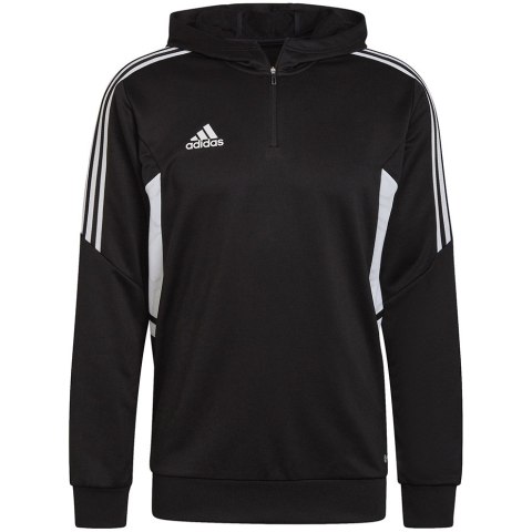 Adidas teamwear Bluza męska adidas Condivo 22 Track Hoodie czarna HD7006