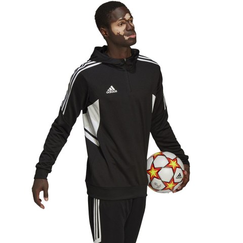 Adidas teamwear Bluza męska adidas Condivo 22 Track Hoodie czarna HD7006 Adidas teamwear Bluza męska adidas Condivo 22 Track Hoodie czarna HD7006