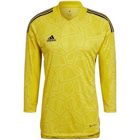 Adidas teamwear Koszulka bramkarska męska adidas Condivo 22 Jersey Long Sleeve żółta HF0137 Adidas teamwear Koszulka bramkarska męska adidas Condivo 22 Jersey Long Sleeve żółta HF0137