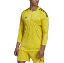 Adidas teamwear Koszulka bramkarska męska adidas Condivo 22 Jersey Long Sleeve żółta HF0137