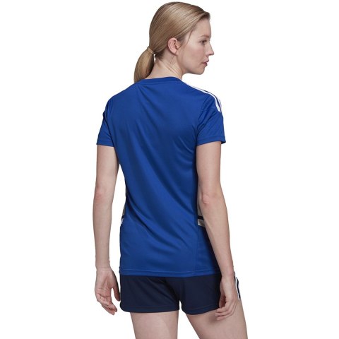 Adidas teamwear Koszulka damska adidas Condivo 22 Jersey niebieska HD4724 Adidas teamwear Koszulka damska adidas Condivo 22 Jersey niebieska HD4724