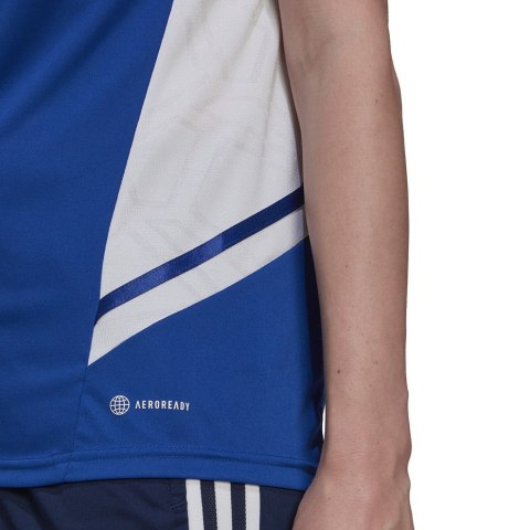 Adidas teamwear Koszulka damska adidas Condivo 22 Jersey niebieska HD4724 Adidas teamwear Koszulka damska adidas Condivo 22 Jersey niebieska HD4724