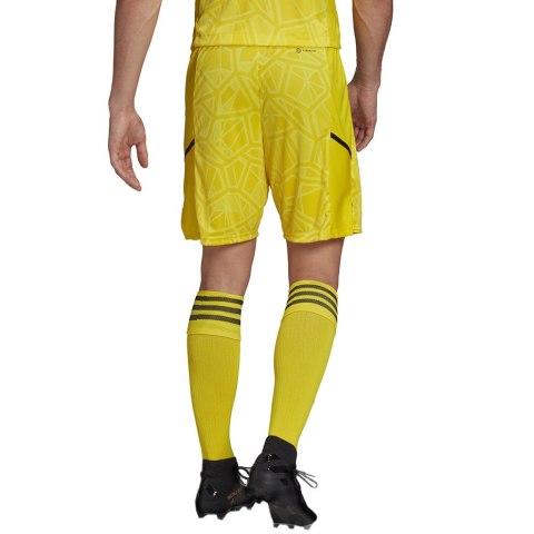 Adidas teamwear Spodenki bramkarskie męskie adidas Condivo 22 żółte HF0141 Adidas teamwear Spodenki bramkarskie męskie adidas Condivo 22 żółte HF0141