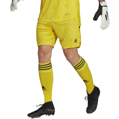 Adidas teamwear Spodenki bramkarskie męskie adidas Condivo 22 żółte HF0141 Adidas teamwear Spodenki bramkarskie męskie adidas Condivo 22 żółte HF0141