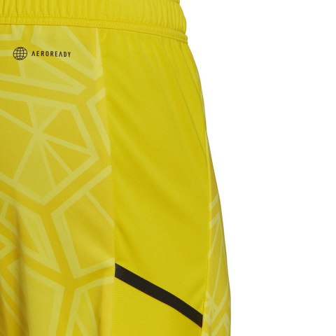 Adidas teamwear Spodenki bramkarskie męskie adidas Condivo 22 żółte HF0141 Adidas teamwear Spodenki bramkarskie męskie adidas Condivo 22 żółte HF0141