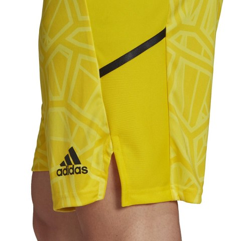 Adidas teamwear Spodenki bramkarskie męskie adidas Condivo 22 żółte HF0141 Adidas teamwear Spodenki bramkarskie męskie adidas Condivo 22 żółte HF0141