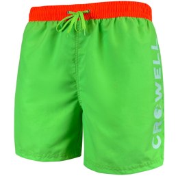Crowell Szorty kąpielowe Crowell Fluo kol. 2 zielono-pomarańczowe neon