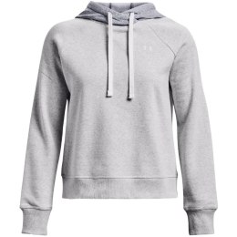 Under Armour Bluza damska Under Armour Rival Fleece CB Hoodie szara 1373031 014