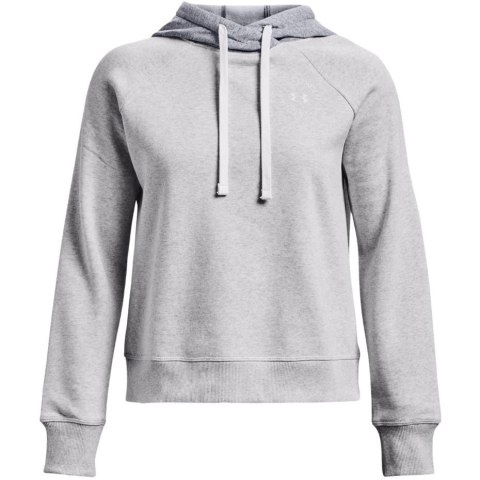 Under Armour Bluza damska Under Armour Rival Fleece CB Hoodie szara 1373031 014