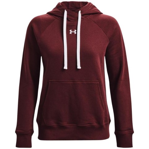 Under Armour Bluza damska Under Armour Rival Fleece HB Hoodie czerwona 1356317 690