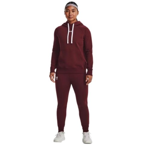 Under Armour Bluza damska Under Armour Rival Fleece HB Hoodie czerwona 1356317 690 Under Armour Bluza damska Under Armour Rival Fleece HB Hoodie czerwona 1356317 690