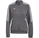 Adidas teamwear Bluza damska adidas Condivo 22 Track Jacket Full Zip szaro-biała HD2280