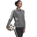 Adidas teamwear Bluza damska adidas Condivo 22 Track Jacket Full Zip szaro-biała HD2280