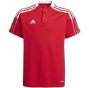 Adidas teamwear Koszulka dla dzieci adidas Tiro 21 Polo czerwona GM7346