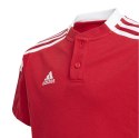 Adidas teamwear Koszulka dla dzieci adidas Tiro 21 Polo czerwona GM7346