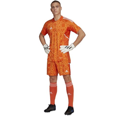Adidas teamwear Koszulka męska Condivo 22 Goalkeeper Jersey Short Sleeve pomarańczowa HB1621 Adidas teamwear Koszulka męska Condivo 22 Goalkeeper Jersey Short Sleeve pomarańczowa HB1621