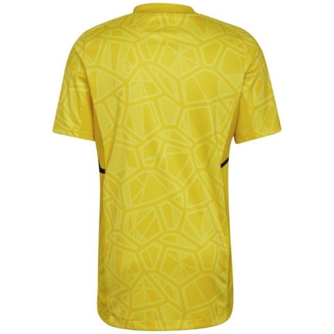 Adidas teamwear Koszulka męska adidas Condivo 22 Goalkeeper Jersey Short Sleeve żółta HF0138 Adidas teamwear Koszulka męska adidas Condivo 22 Goalkeeper Jersey Short Sleeve żółta HF0138