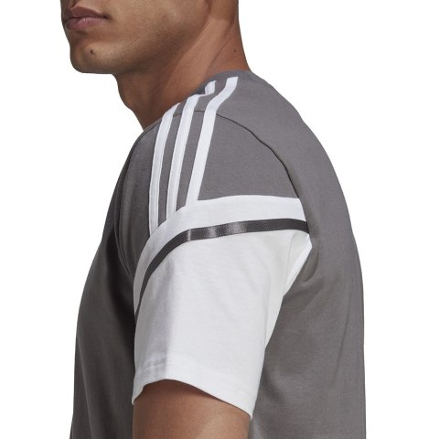 Adidas teamwear Koszulka męska adidas Condivo 22 Tee szaro-biała HD2316 Adidas teamwear Koszulka męska adidas Condivo 22 Tee szaro-biała HD2316