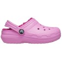 Crocs Chodaki dla dzieci Crocs Lined Clog różowe 207009 6SW