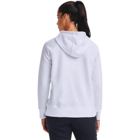 Under Armour Bluza damska Under Armour Rival Fleece HB Hoodie biała 1356317 100 Under Armour Bluza damska Under Armour Rival Fleece HB Hoodie biała 1356317 100