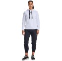 Under Armour Bluza damska Under Armour Rival Fleece HB Hoodie biała 1356317 100