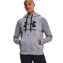 Under Armour Bluza damska Under Armour Rival Fleece Logo Hoodie szara 1356318 035