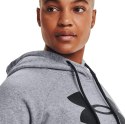 Under Armour Bluza damska Under Armour Rival Fleece Logo Hoodie szara 1356318 035