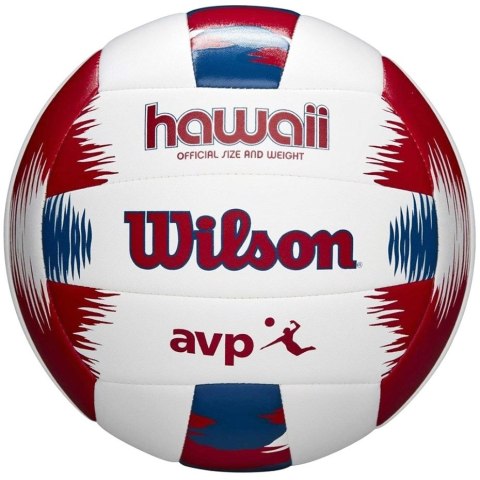 Wilson Piłka siatkowa Wilson AVP Hawaii Beach Official size biało-czerwono-niebieska WTH80219KIT