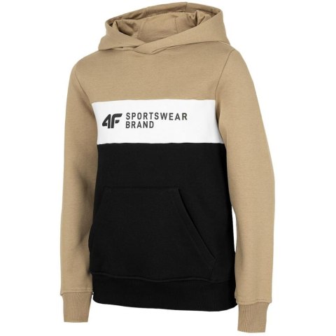 4F Bluza dla chłopca 4F jasny brąz HJZ22 JBLM003 82S 4F Bluza dla chłopca 4F jasny brąz HJZ22 JBLM003 82S