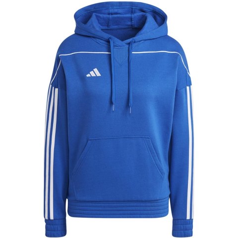 Adidas Bluza damska adidas Tiro 23 League Sweat Hoodie niebieska IC7851 Adidas Bluza damska adidas Tiro 23 League Sweat Hoodie niebieska IC7851
