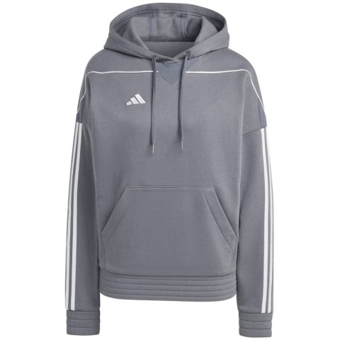 Adidas Bluza damska adidas Tiro 23 League Sweat Hoodie szara HZ3013