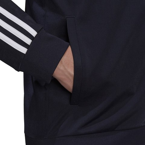 Adidas Bluza męska adidas Primegreen Essentials Warm-Up 3-Stripes granatowa H46100 Adidas Bluza męska adidas Primegreen Essentials Warm-Up 3-Stripes granatowa H46100
