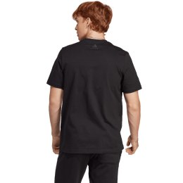 Adidas Koszulka męska adidas Essentials Single Jersey Big Logo czarno-biała IC9347