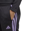 Adidas Spodnie damskie adidas Tiro 23 Club Training czarno-fioletowe IC1601