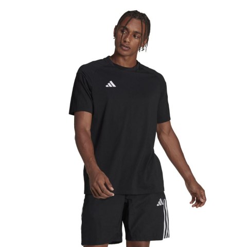 Adidas teamwear Koszulka męska adidas Tiro 23 Competition Tee czarna HK8036 Adidas teamwear Koszulka męska adidas Tiro 23 Competition Tee czarna HK8036