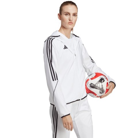 Adidas teamwear Kurtka damska adidas Tiro 23 League Windbreaker biała IA1631 Adidas teamwear Kurtka damska adidas Tiro 23 League Windbreaker biała IA1631