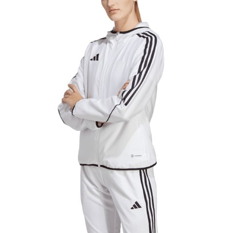 Adidas teamwear Kurtka damska adidas Tiro 23 League Windbreaker biała IA1631 Adidas teamwear Kurtka damska adidas Tiro 23 League Windbreaker biała IA1631
