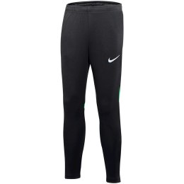 Nike Team Spodnie dla dzieci Nike Academy Pro Pant Youth czarno-zielone DH9325 011